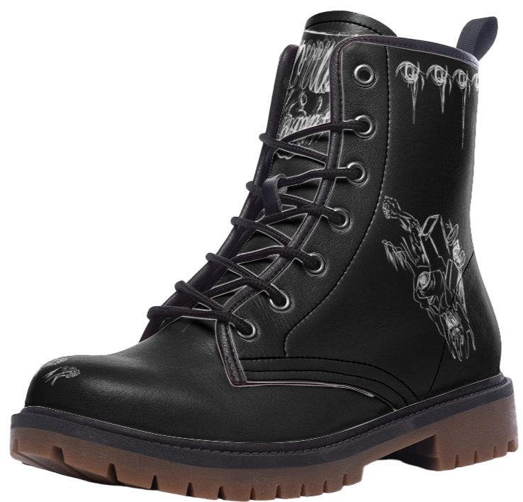 M4NIAC 1 Leather Boots